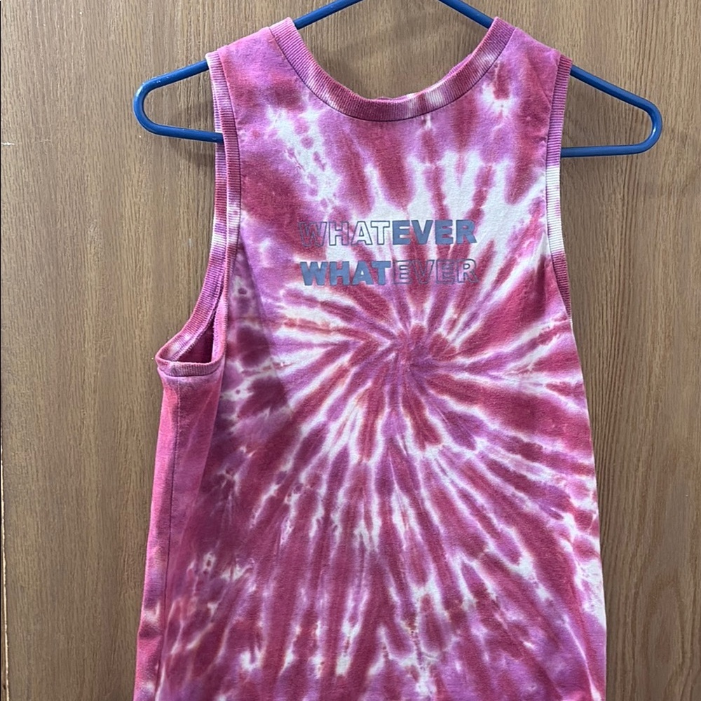 Empyre Pink Tie-Dye Tank Top